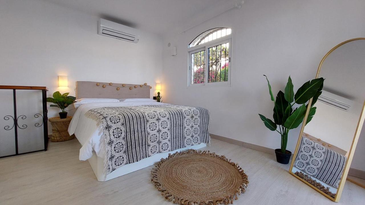 New Boho Home With Balcony, Private Garden And Communal Pool Nerja Exteriér fotografie