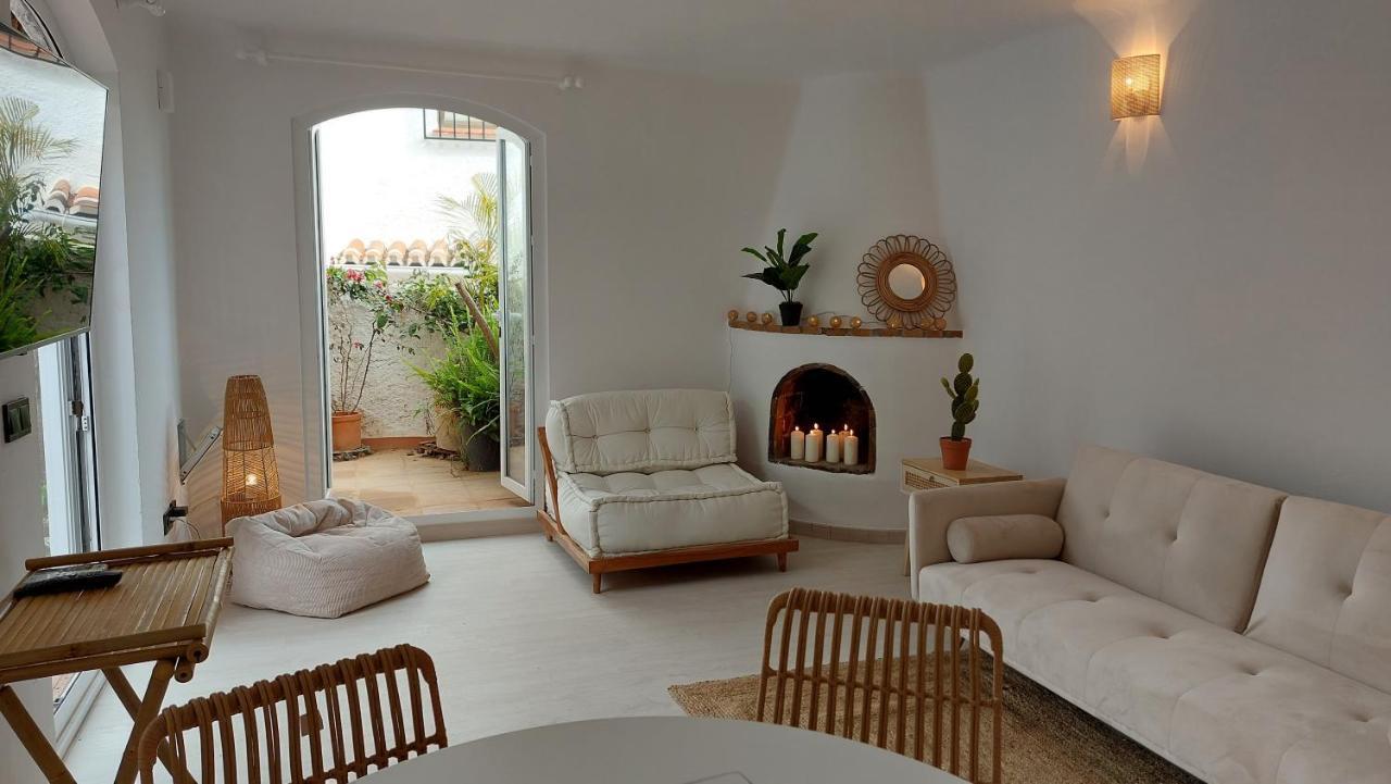 New Boho Home With Balcony, Private Garden And Communal Pool Nerja Exteriér fotografie