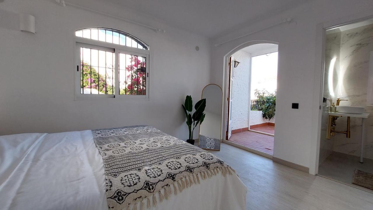 New Boho Home With Balcony, Private Garden And Communal Pool Nerja Exteriér fotografie