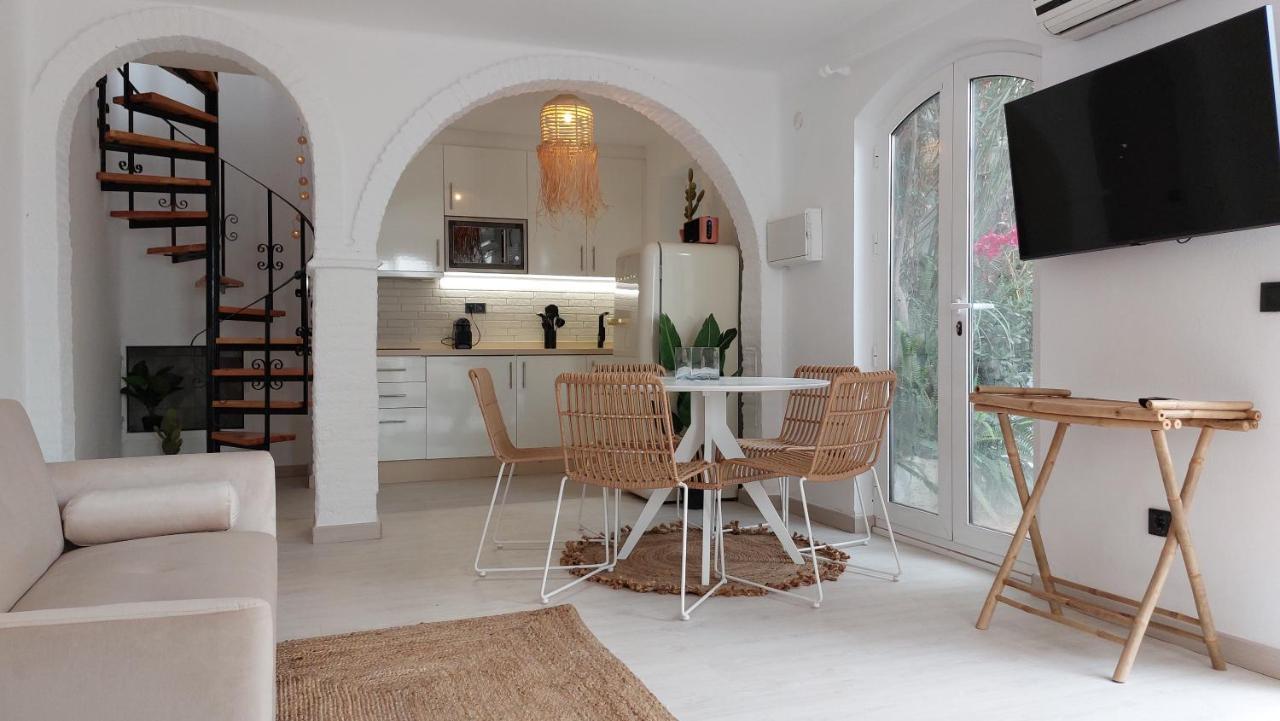New Boho Home With Balcony, Private Garden And Communal Pool Nerja Exteriér fotografie