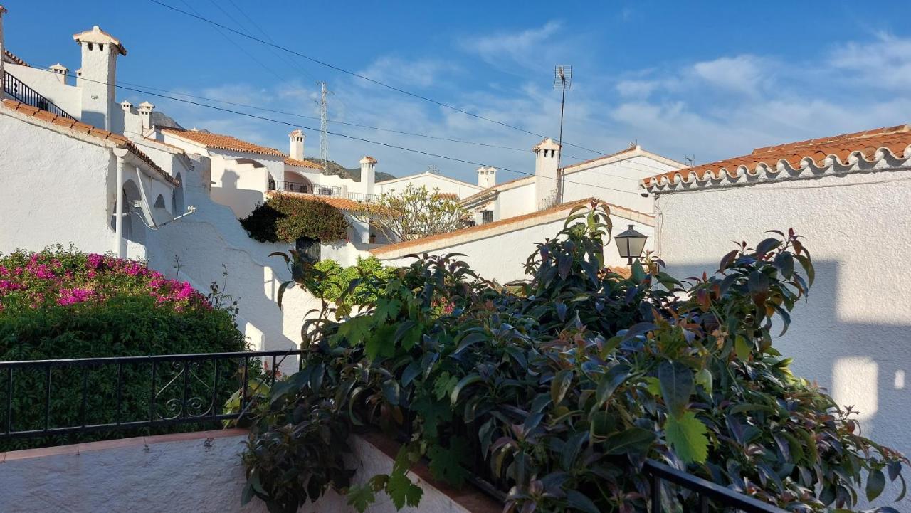 New Boho Home With Balcony, Private Garden And Communal Pool Nerja Exteriér fotografie